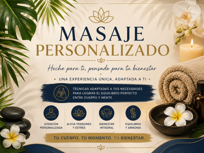 Masaje personalizado en Tenerife