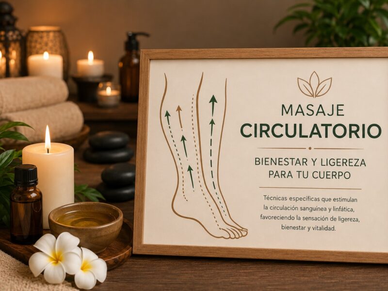Masaje circulatorio en Tenerife